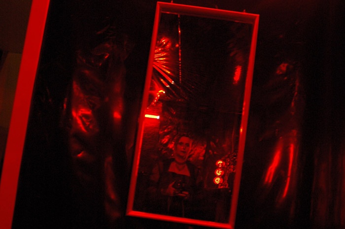 the mirror
