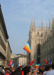 . . . sur la piazza del Duomo