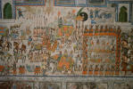 Fresque bien conserve: dpart pour la chasse