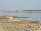 Le lac de Kamlepur, malheureusement le point de confluence est sur l'autre rive!